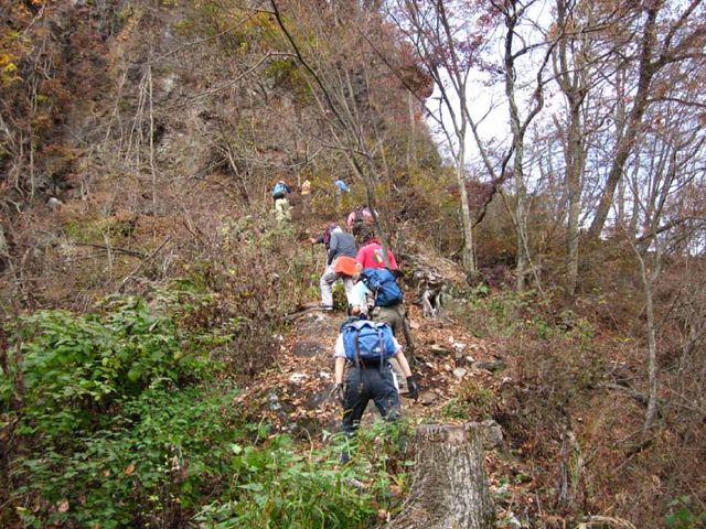 13 ニの岳直下急登